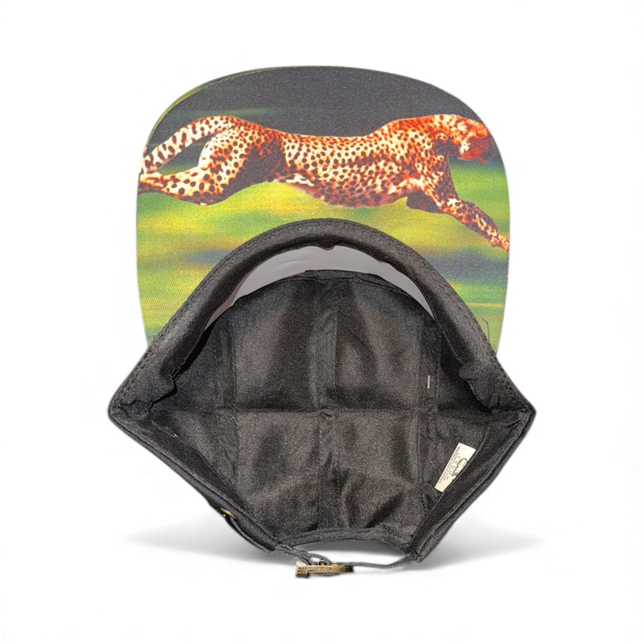 CHEETAH BRIM STRAPBACK 5 PANAL HATS