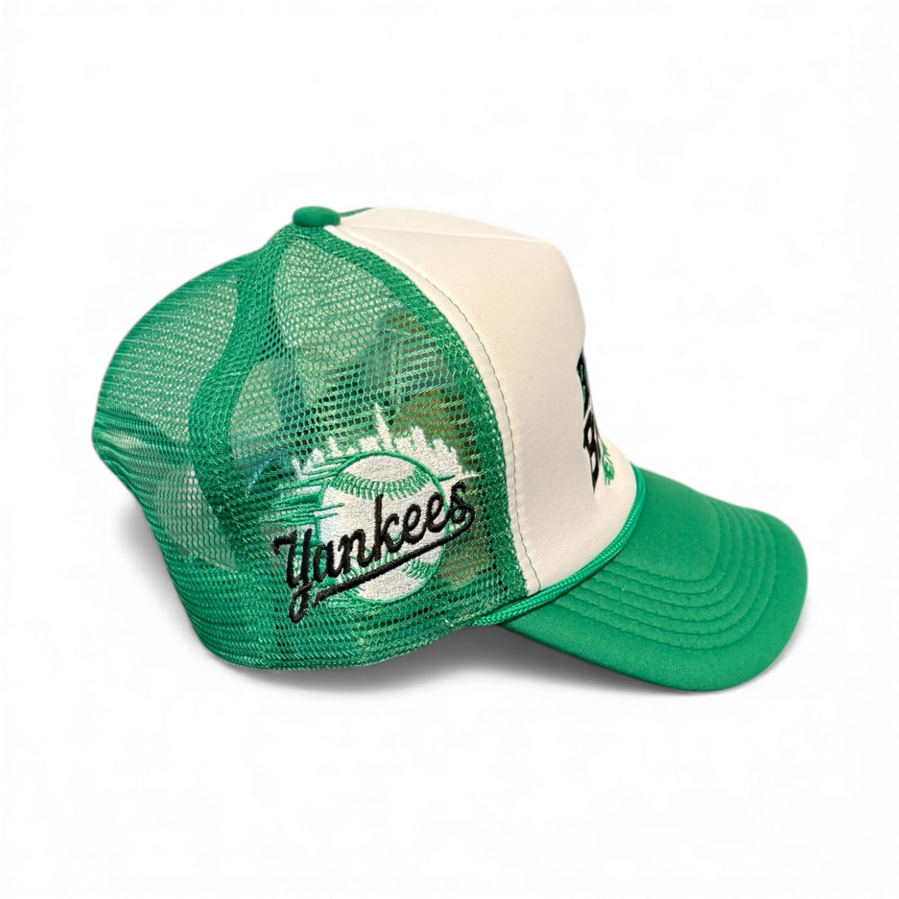 BIG BRONX ENERGY TRUCKER HAT- Kelly Green "YANKEE EDITION"