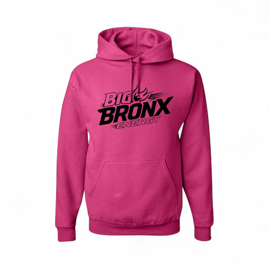 BIG BRONX ENERGY-HOT PINK/BLACK HOODIE