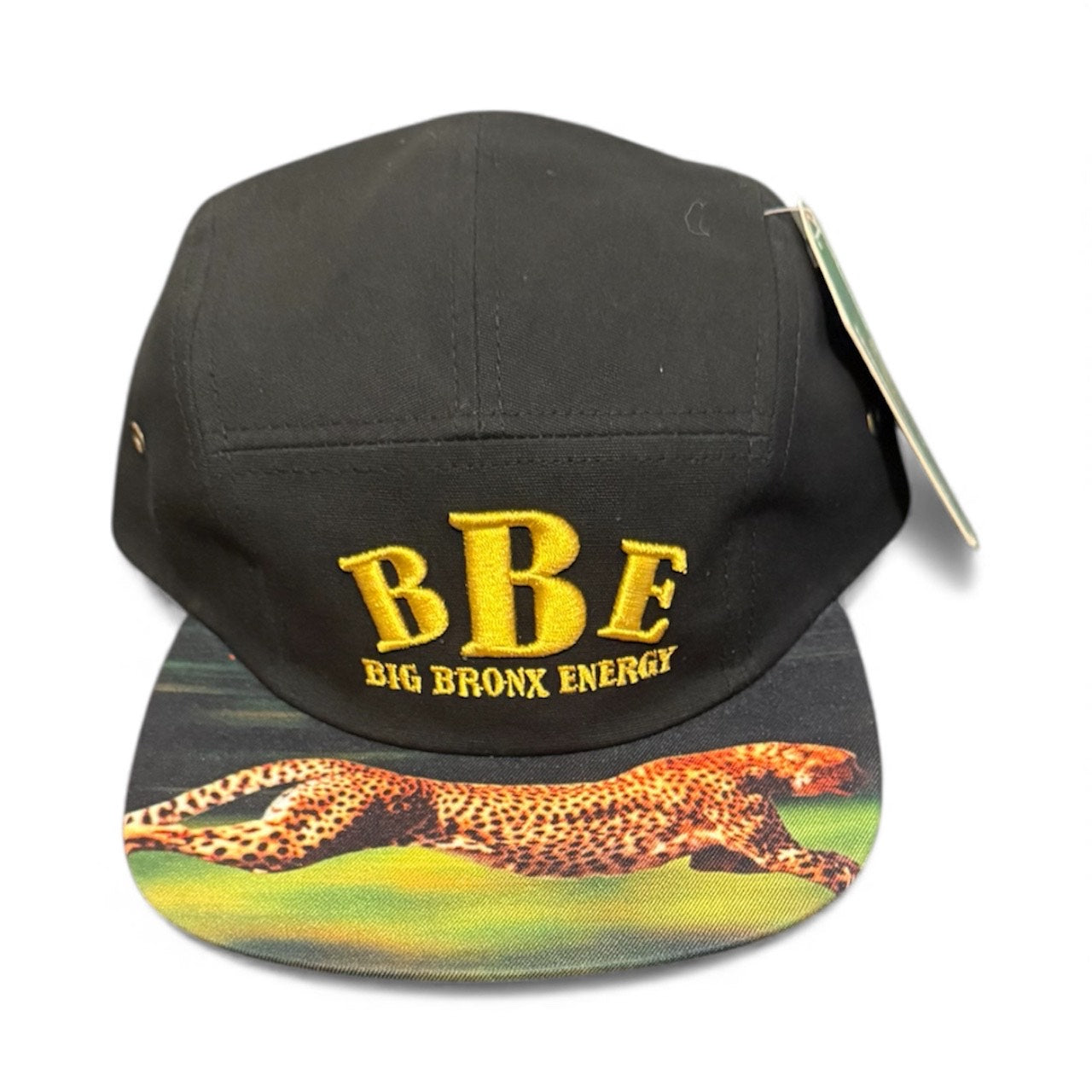 CHEETAH BRIM STRAPBACK 5 PANAL HATS