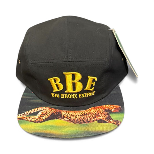 CHEETAH BRIM STRAPBACK 5 PANAL HATS