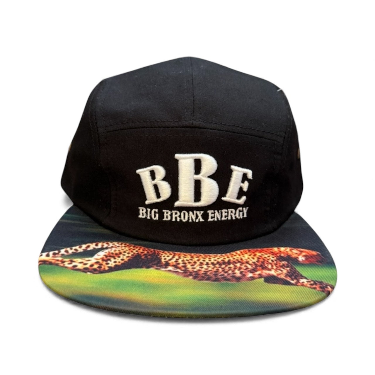 CHEETAH BRIM STRAPBACK 5 PANAL HATS